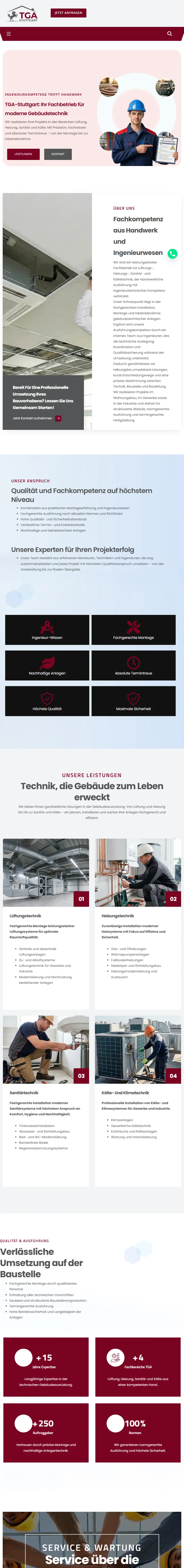 TGA Stuttgart on a tablet